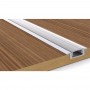 Profilo in Alluminio 2 Metri da Incasso per Striscia Led Bianco