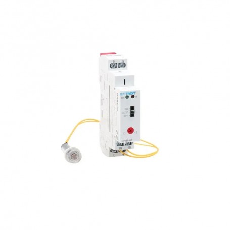 Ettroit Interruttore Crepuscolare DIN con Sensore Fotoelettrico 16A 220V