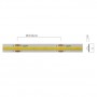 Striscia Led COB XSOLIS Arelux 10W/MT 24V IP20 8mm 4000K 5MT CRI 90
