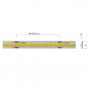 Striscia Led COB XSOLIS Arelux 12W/MT 24V IP20 8mm 3000K 5MT CRI 90