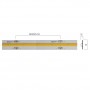 Striscia Led COB XSOLIS Arelux 14W/MT 24V IP20 10mm 3000K 5MT CRI 90