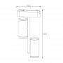 Faretto LED Atlaf Slim Series 16W CCT Per Binario Magnetico Bianco 42V