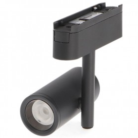 Faretto LED Atlaf Slim Series 8W CCT Per Binario Magnetico Nero 42V