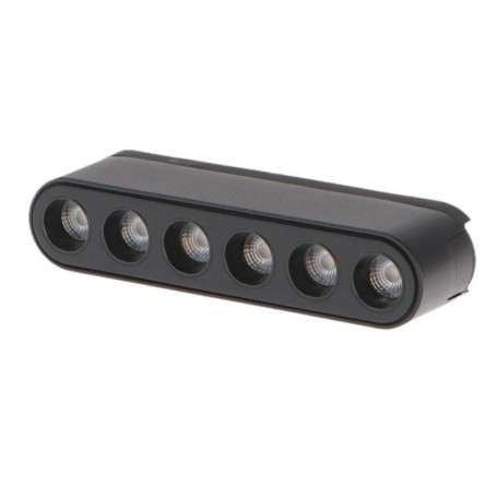 Faretto LED Isdin Slim Series 6W CCT Per Binario Magnetico Nero 42V