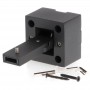 Supporto A Parete Bianco/Nero Per Binario Led Magnetico 2 Metri Serie Slim 42V