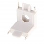 Raccordo a L Verticale Bianco/Nero Per Binario Magnetico Serie Slim 42V