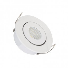 Faretto Spot Punto Luce Led COB 1W IP20 Foro 45mm 2700K 90 Lumen