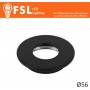 Cover Piatta per Punto Luce LED – Ø56 – Nero