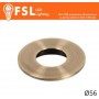 Cover Piatta per Punto Luce LED – Ø56 – Bronzo