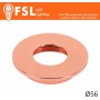 Cover Piatta per Punto Luce LED – Ø56 – Oro Rosa