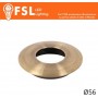 Cover Curva per Punto Luce LED – Ø56 – Bronzo