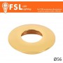 Cover Curva per Punto Luce LED – Ø56 – Oro