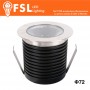 Segnapasso Punto Luce LED Spotlight Waterproof 9W 3000K 72*75mm IP65