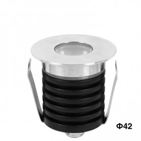 Segnapasso Punto Luce LED Spotlight Waterproof 3W 3000K 42*37mm IP65