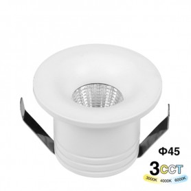 Punto luce LED Spotlight da Incasso 4W Selettore CCT 45*36mm IP20