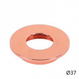 Cover Piatta per Punto Luce LED Ø37 Oro Rosa