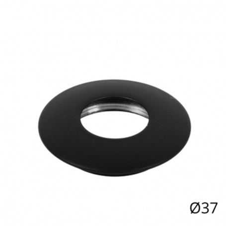 Cover Curva per Punto Luce LED Ø37 Nero