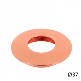 Cover Curva per Punto Luce LED Ø37 Oro Rosa