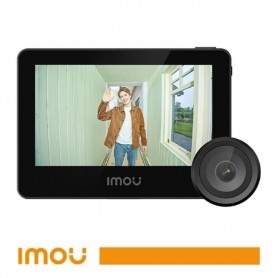 Imou Telecamera Spioncino Video Wi-Fi 5MP con Schermo Interno 4,3″ per Porta