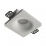 KIT 12 Portafaretti Gesso Ceramico Conico da Incasso + 12 Lampadine GU10