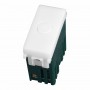 Lampada Segnapasso LED 1 Modulo 220V 4000K Con Interruttore CLICK ON/OFF Compatibile Vimar Plana