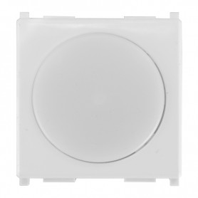 Ettroit Lampada Segnapasso LED 2 Moduli 220V 6000K Con Interruttore CLICK ON/OFF Compatibile Vimar Arke