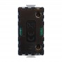 Lampada Segnapasso LED 1 Modulo 220V 4000K Con Interruttore CLICK ON/OFF Compatibile Bticino Matix