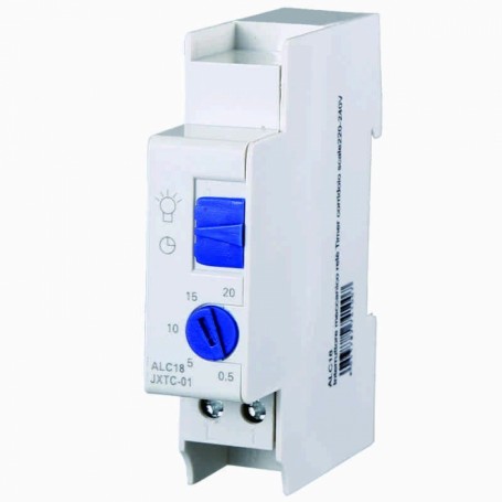 Interruttore Temporizzatore Luci Scale Elettronico 1M Barra DIN 16A