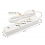 Ciabatta Multipresa 3 Posti Schuko e Bipasso + USB e Tipo C Cavo Da 1,5 mt