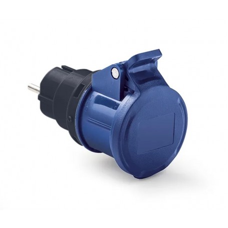 Adattatore Schuko 2P+T 220V IP20 - ROSI 1868