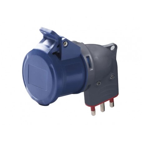Adattatore CE 16A+T 2P+T 220V IP20 - ROSI 1869