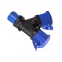 Moltiplicatore 2 Uscite Mobile IP54 1 spina 2P+T 16A 2 prese 2P+T 16A 230V - ROSI 1001602