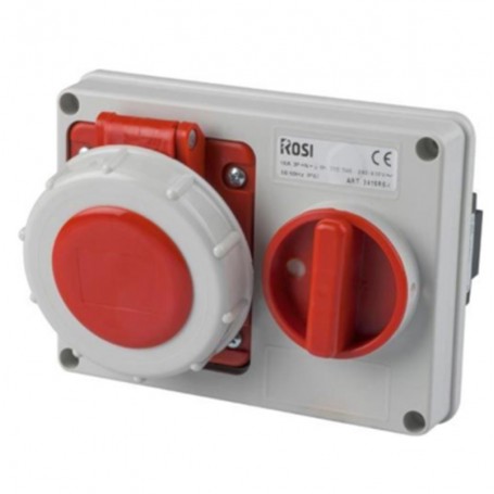 Presa interbloccata da incasso 32A 4P 380V IP67 - ROSI 14.3332R6-I