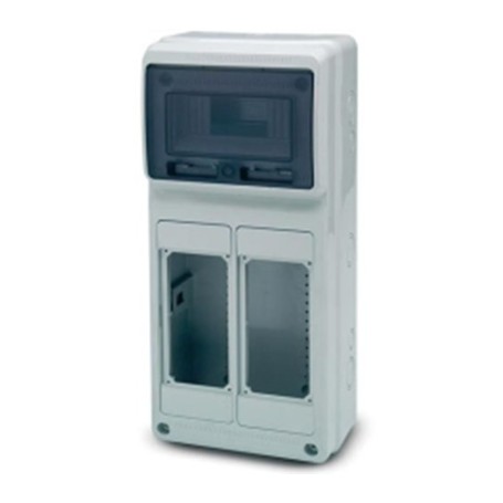Quadro vuoto per 2 prese interbloccate, 12 moduli, serie 16 - ROSI 18.3016