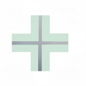 Raccordo a X Per Taglio Luce in Cartongesso Idrorepellente Cover Opale