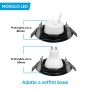 Modulo LED Per Portafaretti 7W 660lm CCT 3000/4000/6000K D.50mm Salvaspazio