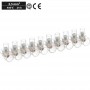 Morsetti a Cappuccio Volanti Trasparenti 10 poli 2.5 mm2 450V 1 Stecca