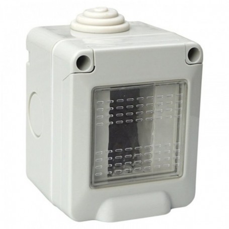 Custodia Contenitore da Parete Idrobox 1 Modulo IP55 Compatibile Vimar Plana