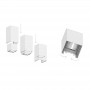 Applique Moderno Top Light SPA PLUS GX53 LED IP54 Alluminio Vetro Biemissione