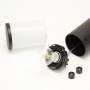 Lampione da Giardino Fumagalli AMELIA 800 Nero E27 con A60 8,5W CCT