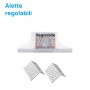 Portafaretto in Gesso Ceramico Stondato Conico da Incasso per GU10/MR16