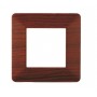 Placca in Plastica Colore Radica Compatibile Vimar Plana - 2 Posti - Ettroit