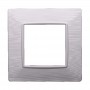 Placca in Plastica Bianca Satinata Compatibile Vimar Plana - 2 Posti - Ettroit