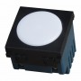Ettroit Modulo Lampada di Emergenza Led 2 Mod. 6000K Con Interruttore Nero Compatibile Vimar Arkè