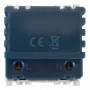 Ettroit Modulo Lampada di Emergenza Led 2 Mod. 6000K Con Interruttore Nero Compatibile Vimar Arkè