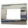 Placca in Plastica Cromato Lucido Compatibile Vimar Arkè - 3 Posti - Ettroit