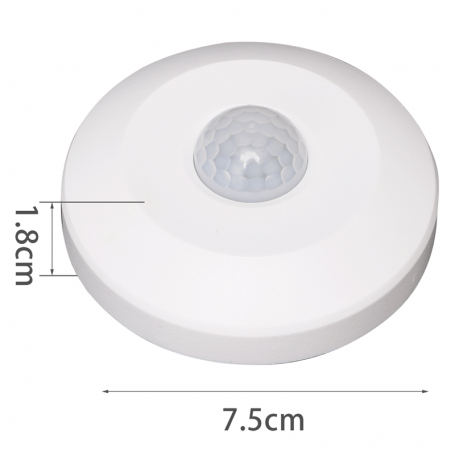 Sensore Di Movimento PIR Rilevatore Crepuscolare Infrarossi 360° Aigostar