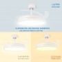 Ventilatore da Soffitto Olga 36W Luce Led CCT Regolabile con Telecomando