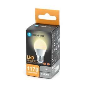 Lampadina LED A5 G45 12W E27 Luce Calda 3000K 1170lm