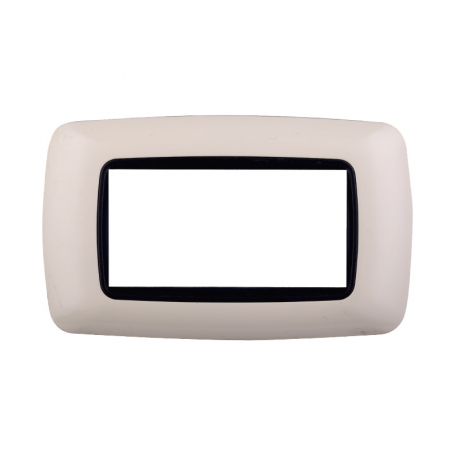 Placca in Plastica Bombata Sabbia Compatibile Living Light - 4 Posti - Ettroit